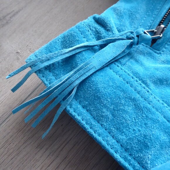 Gorgeous Le Chateau Genuine Suede Leather Jacket - Picture 11 of 11